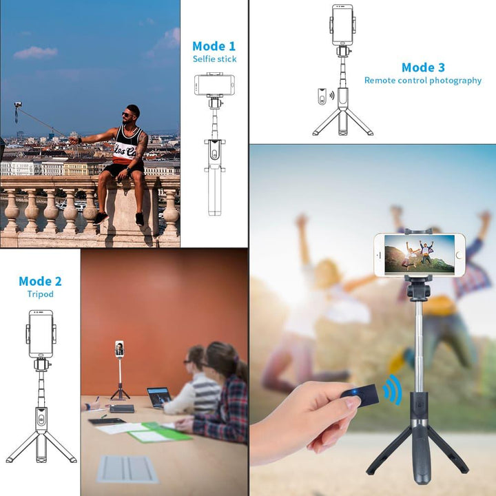 Apexel Portable Wireless Selfie Stick - Aussie Gadgets